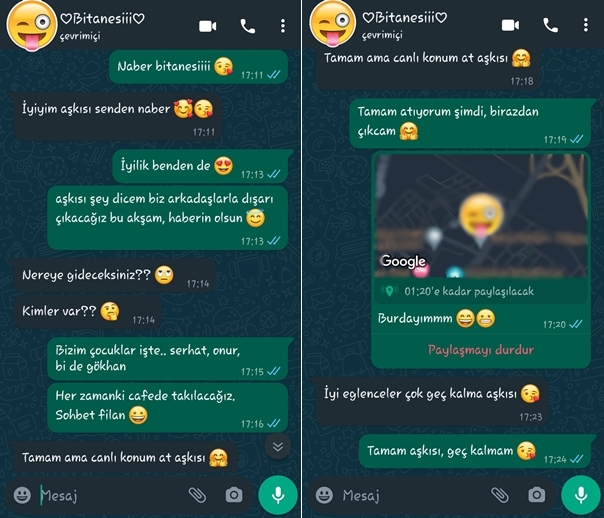 Sevgilim nereye gitsem canlı konum istiyor. Çiftler birbirine konum atmak zorunda mı?