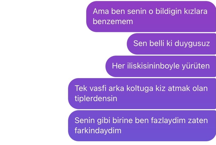 Sizce bu sozler birinin gururnu incitir mi?