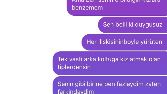 Sizce bu sozler birinin gururnu incitir mi?