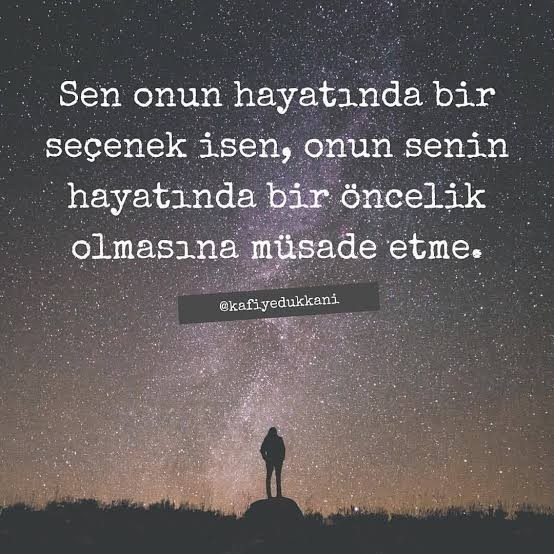 Birinin seçeneği olmak sana ne hissettirir?