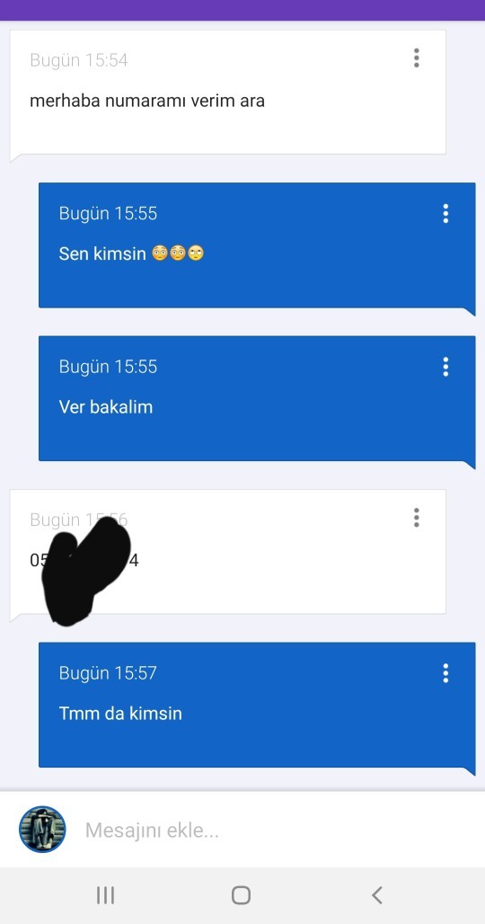 Aldiginiz en ilginc mesaj neydi?