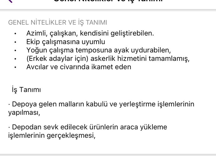 Depo elemanı olarak çalışmak zor mu sizce?