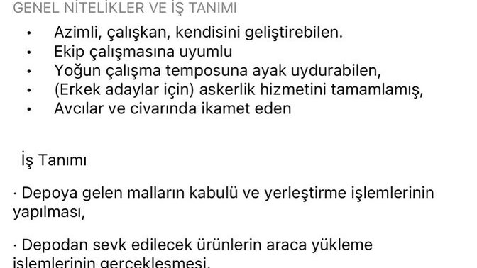 Depo elemanı olarak çalışmak zor mu sizce?