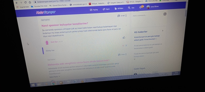 Gezenleri kıskanarak geçirdiğim akşamımdan hepinize selammmm! Anlık fotoları alalım mı🥳?