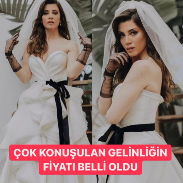 Gökçe Bahadırın gelinliğinin fiyatı belli oldu! Bir gelinliğe 85 bin TL verir misin?
