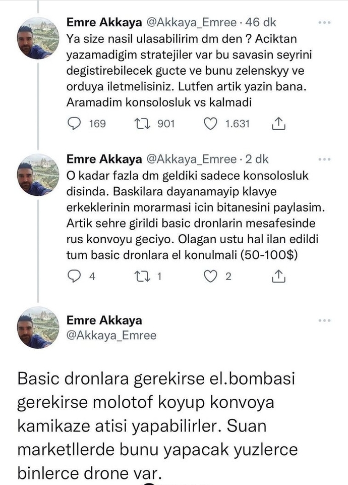 Ukrayna'ya DM'den taktik vermeye çalışan Türk kardeşimizin savaşı kazandıracak taktiği ne olabilir?
