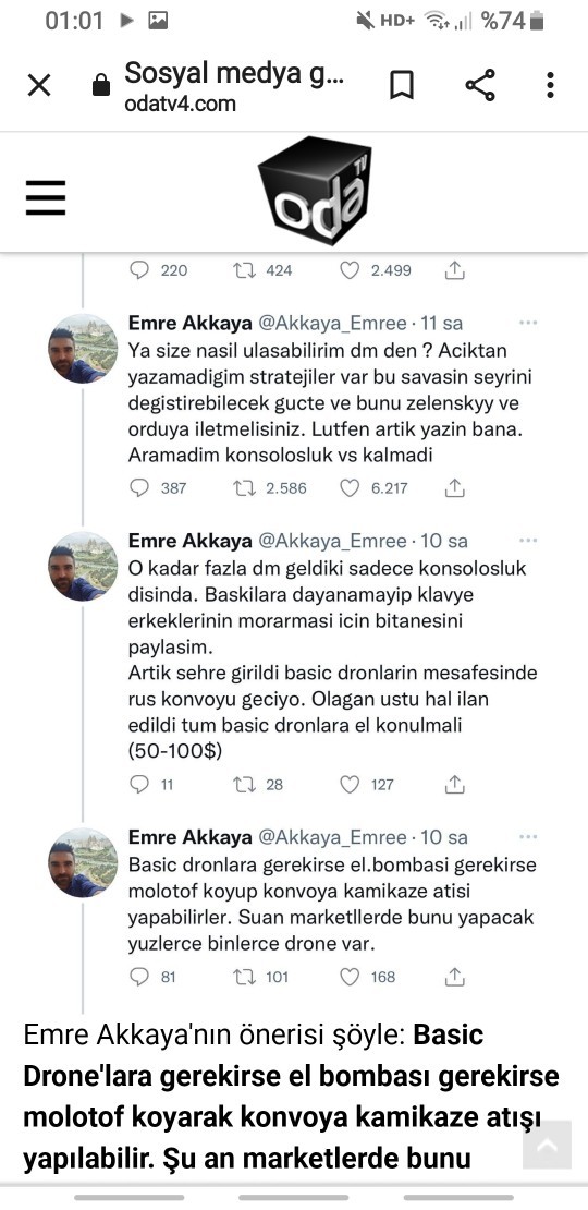 Ukrayna'ya DM'den taktik vermeye çalışan Türk kardeşimizin savaşı kazandıracak taktiği ne olabilir?
