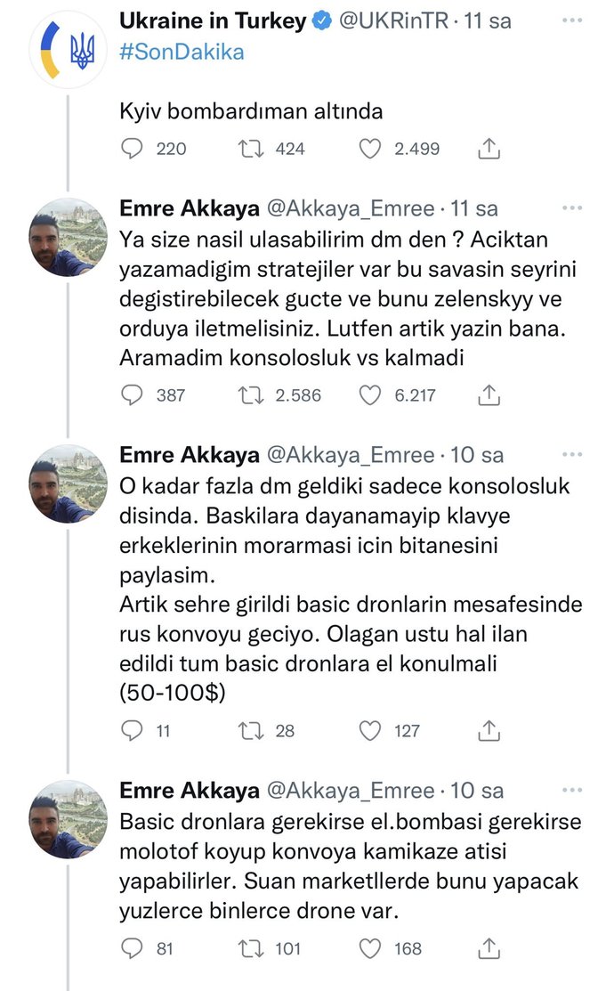 Ukrayna'ya DM'den taktik vermeye çalışan Türk kardeşimizin savaşı kazandıracak taktiği ne olabilir?