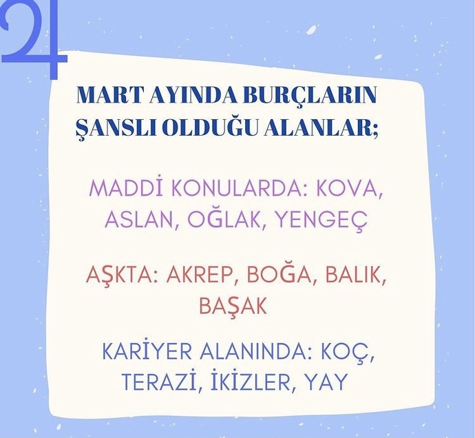 Mart ayında burçların şanslı olduğu alanlar! Bu ay sana para mı, aşk mı yoksa kariyer mi getiriyor?