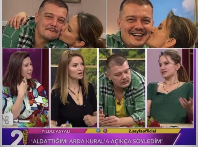 Arda Kural ve büyük aşkı Yıldız Asyalı buluştular. Arda, canlı yayında “Yıldız beni aldattı” dedi. Aldatmanın affı olur mu?