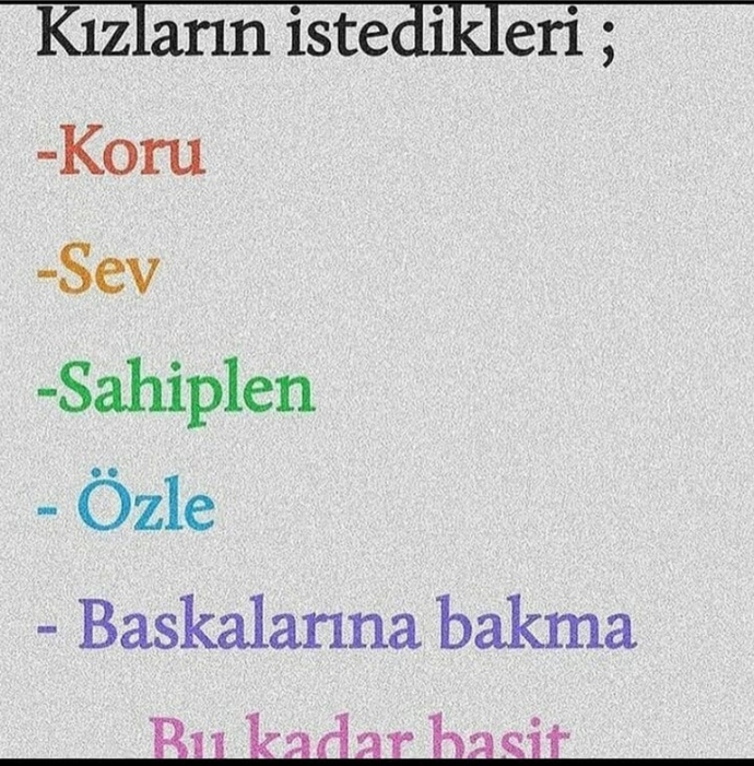 Bu kadar basit 😌😌🥰