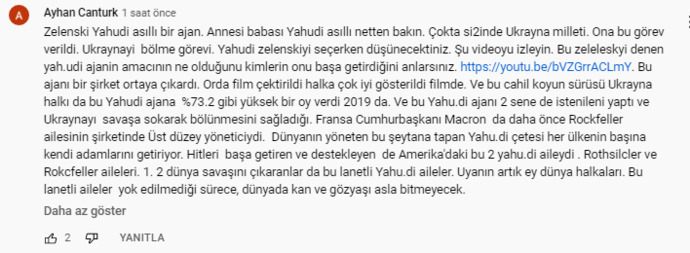 Zelenski de yahudi siyonistmiş bu ortalıgı karıştıran yahudilerden dünya ne zaman kurtulacak?