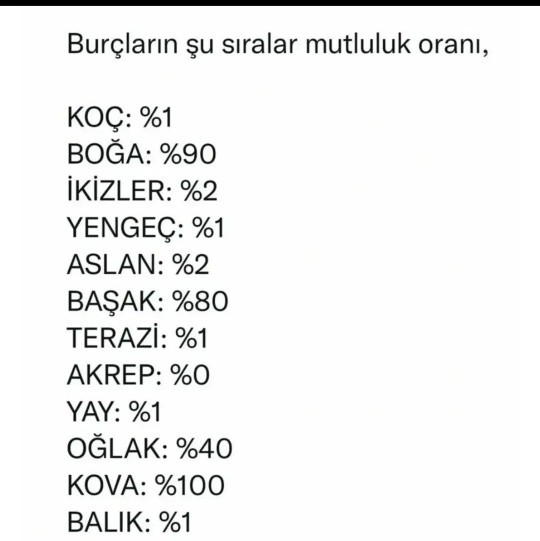Şu sıralar gerçekten mutluluk oranın nedir?