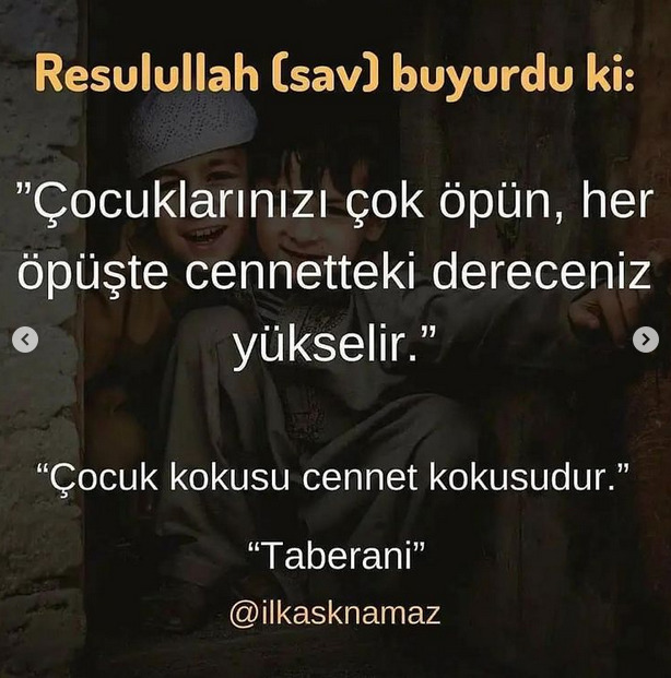 Çocuklarınızı öper misiniz?