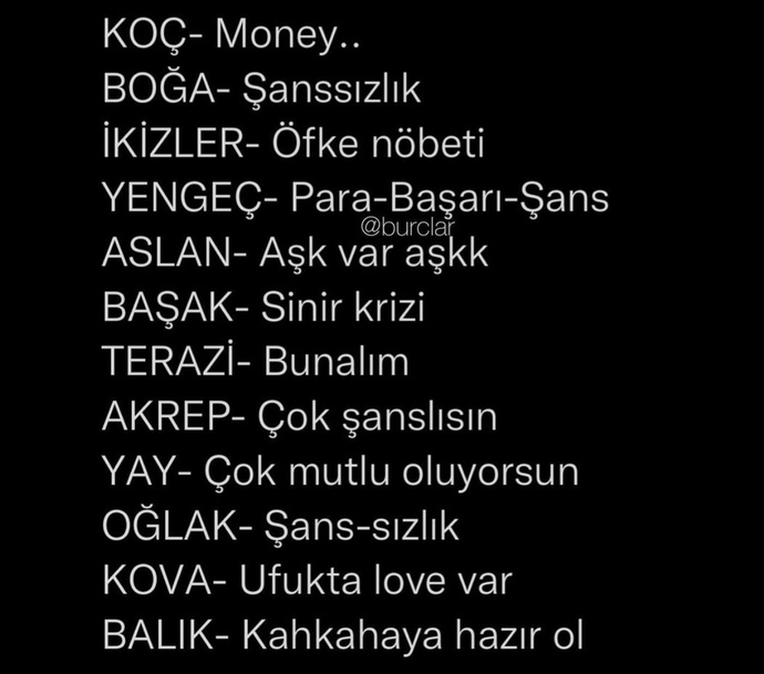 Mart  ayından beklentin nedir?