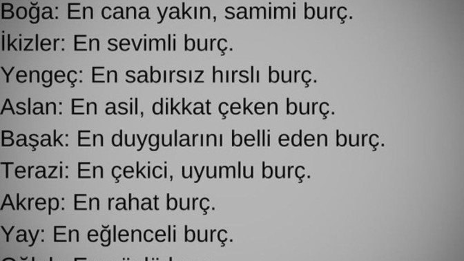 Senin burcunun negatif eni nedir?