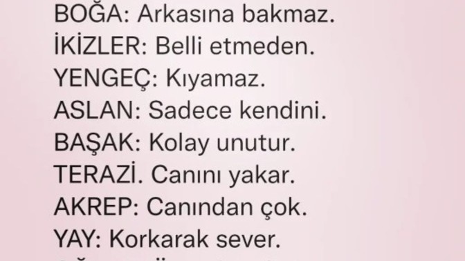 Sevdin mi sen nasıl seversin peki?