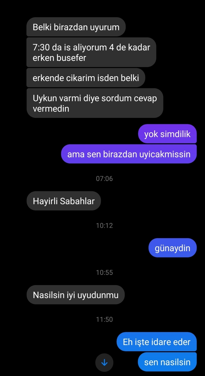 Flörtümle ayrıydık sonra benle tekrar konuşmak istedi ama hep konuşmalarımız böyle durgun ne yapmaliyim?