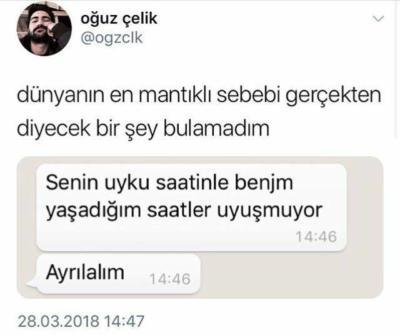 En güzel ayrılık bahaneleri nelerdir?