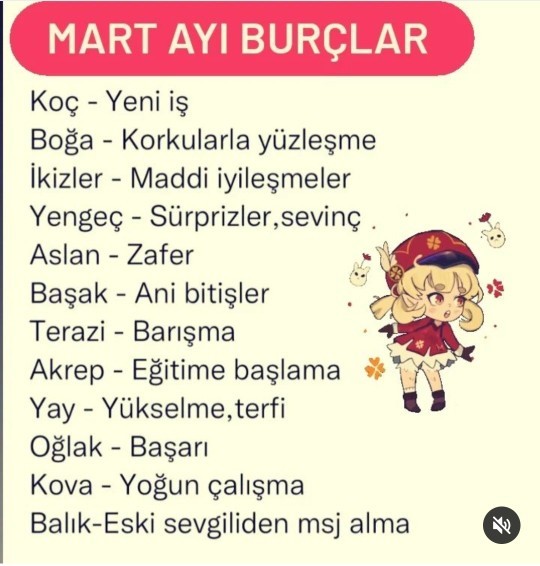 Mart ayında burcunu bekleyenler nelerdir acaba?