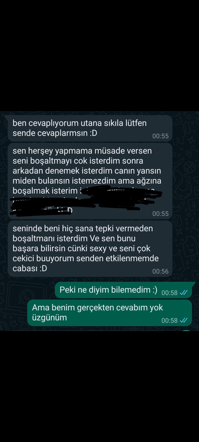 Soru cevap yapıyordu kböyle bir şey dedi cinsel performansım kötü tahmin edebiliyorum ama yine de üzüldüm ne yapmalıyım bu durumda?