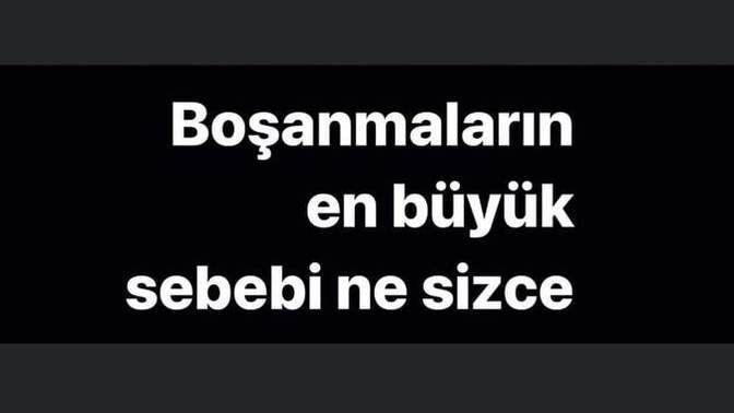 Sence boşanmaların en büyük nedeni nedir?