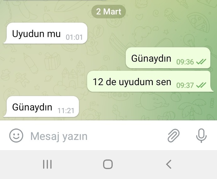 Bu konuşma ilerlemez değil mi😂?