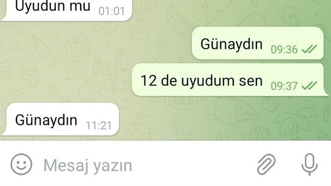 Bu konuşma ilerlemez değil mi😂?