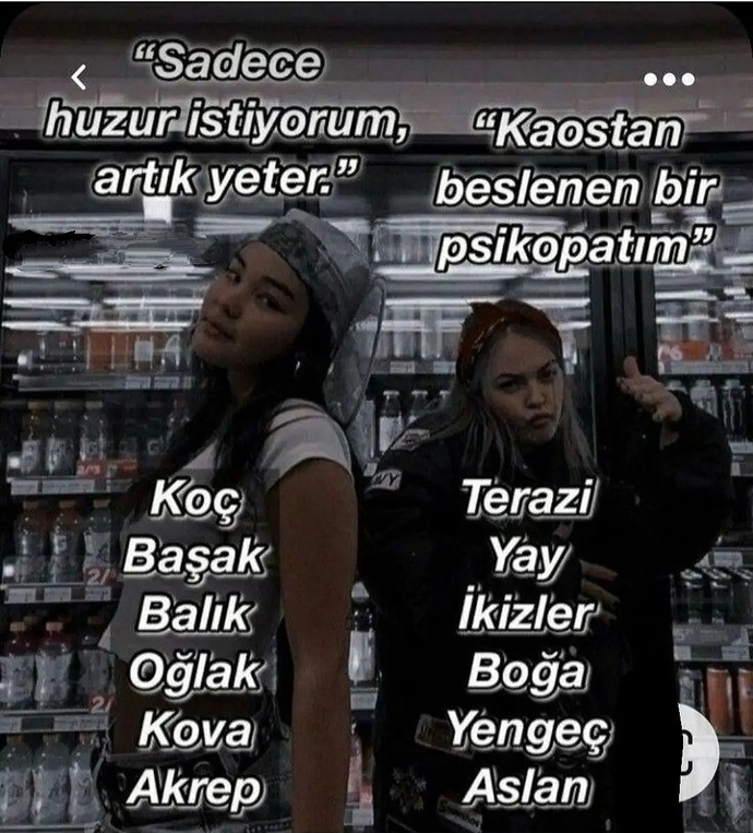 Psikopat falan ayıp oluyor🙄