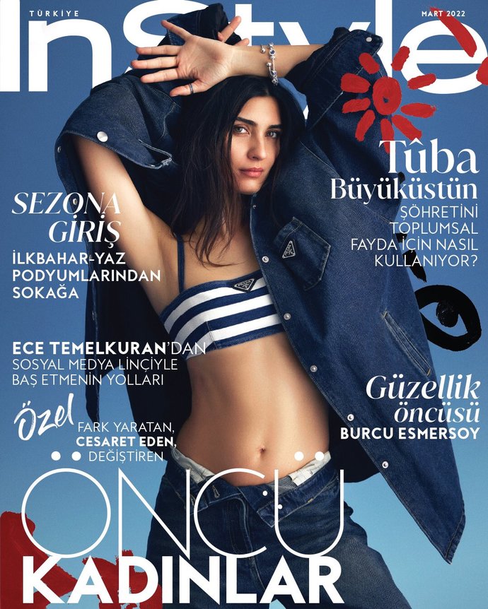 Tuba Büyüküstün InStyle Mart sayısına kapak oldu! Tuba Büyüküstünü başarılı buluyor musunuz?