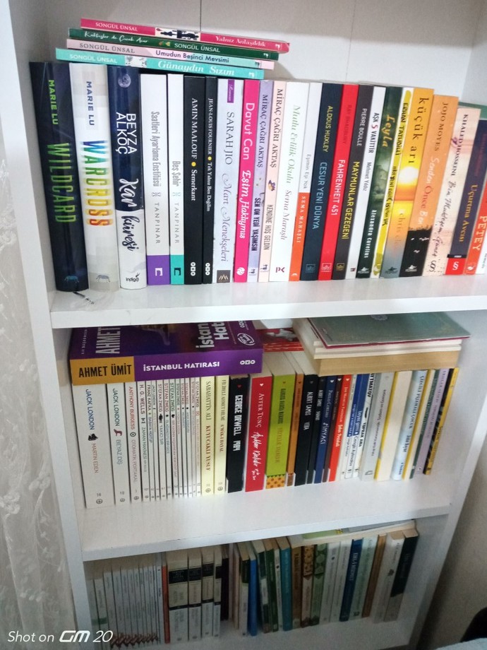 Evinde küçük bir kütüphane var mı?