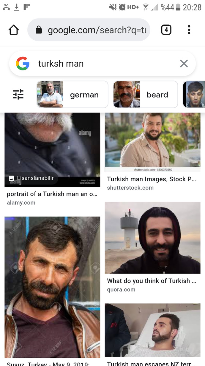 Googla turkish man yazınca neden bu görseller çıkıyor 😂?
