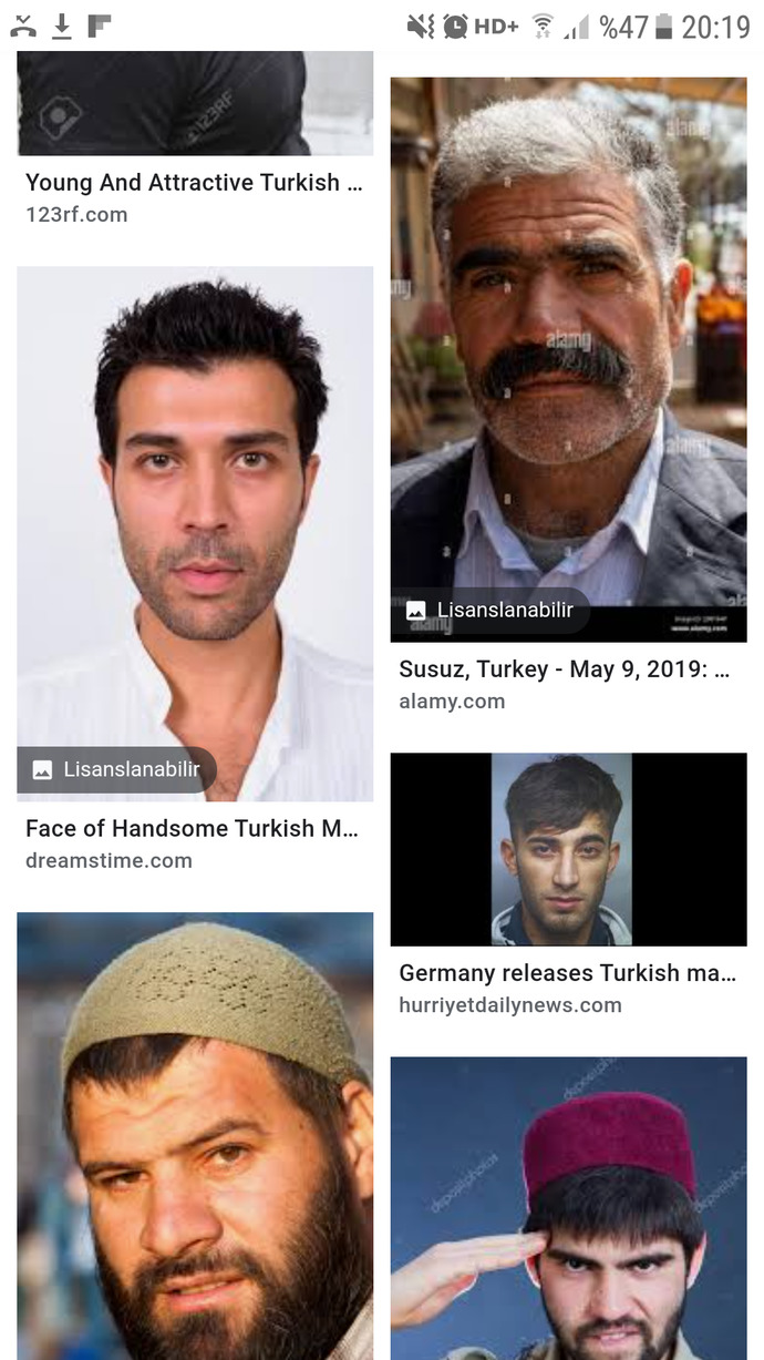 Googla turkish man yazınca neden bu görseller çıkıyor 😂?