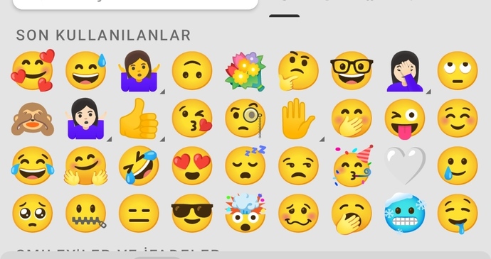 Bunlar son kullandıklarım
