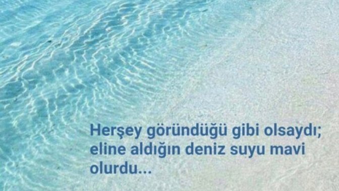 Göründüğü gibi olmayan şey nedir?