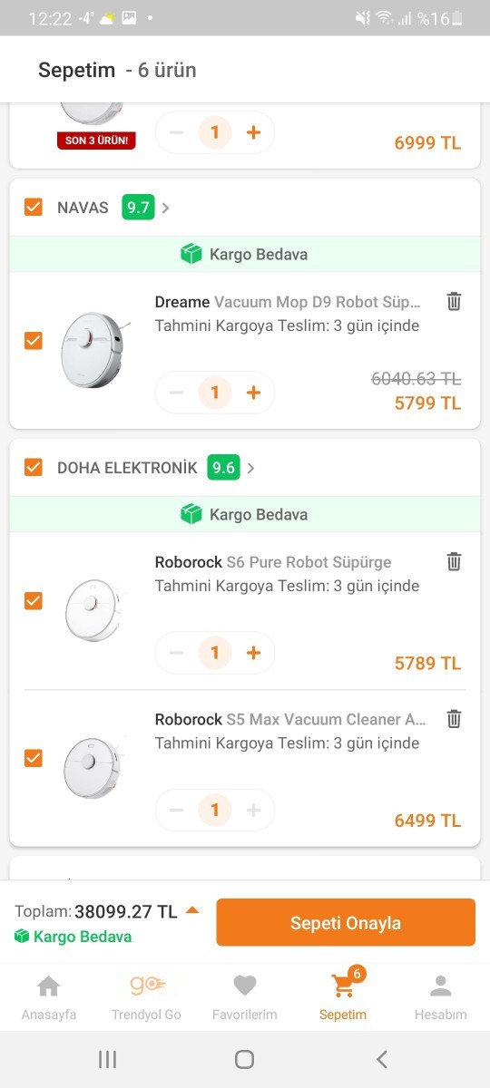 Hangi robot supurge kullanıyorsunuz?