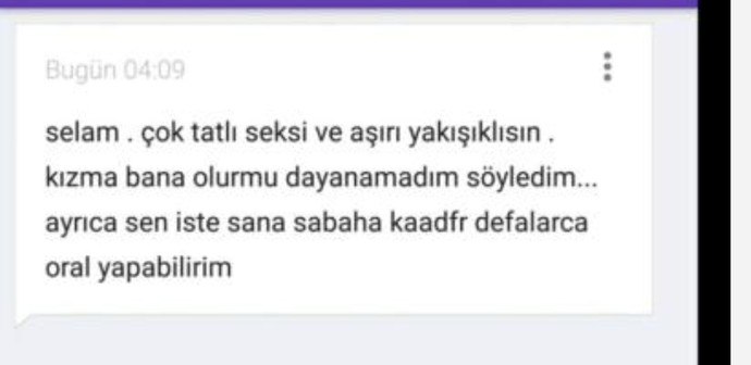En son ne mesajı aldınız?