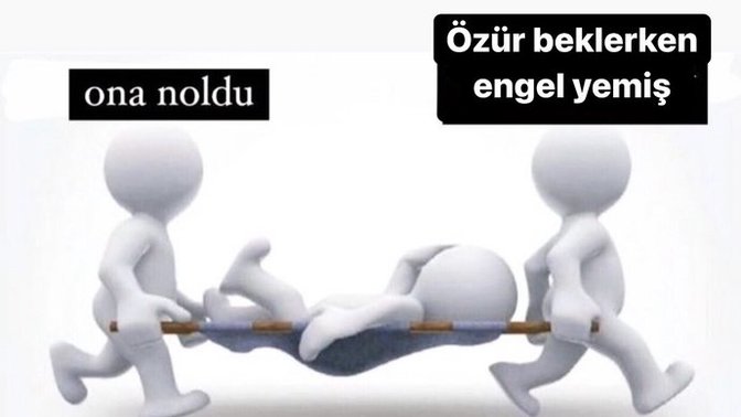 Bir özür ile yumuşar mısın?