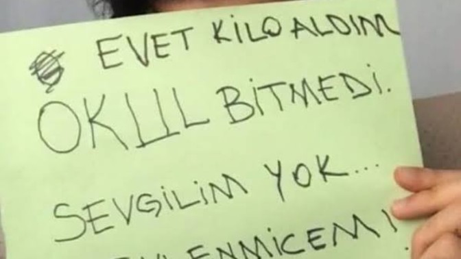 Bunu suratıma yapıştırıp gezmek istiyorum. Siz de ister miydiniz?
