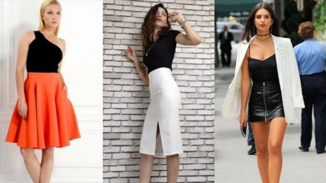 Size göre hangi etek modeli bir kadını daha şık gösteriyor?