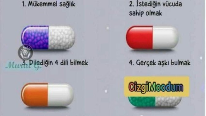 İki hap seçsen hangilerini seçerdin?