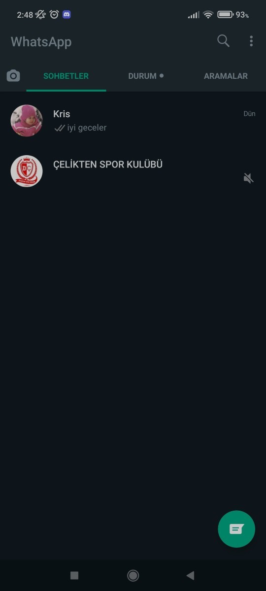 Şu an kaç Whatsapp grubunda eklisiniz?