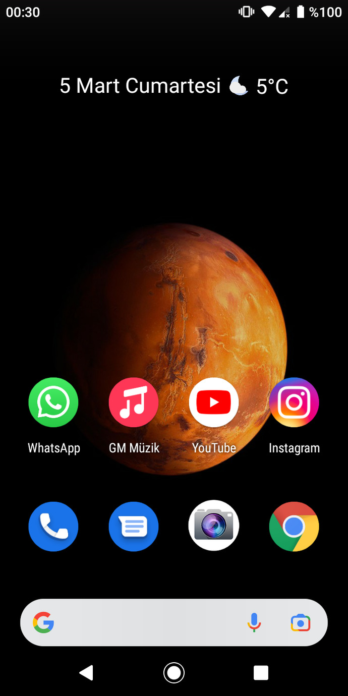 Telefonunuzun ekranında nasıl bir duvar kağıdı var?