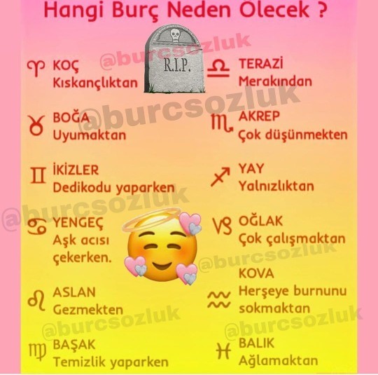 Senin ölümün neden olacak acaba?