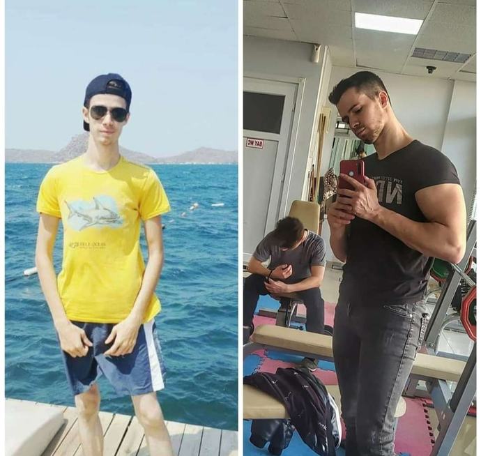 Çok zayıftım, bu nedenle 1 yıl spor yaptım. Sizce nasıl bir değişim 1 yıl için?
