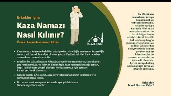 15 yıllık kaza namazı nasıl bitirilir?