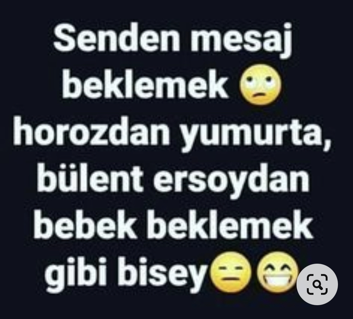 Mesaj beklediğiniz birileri var mı?