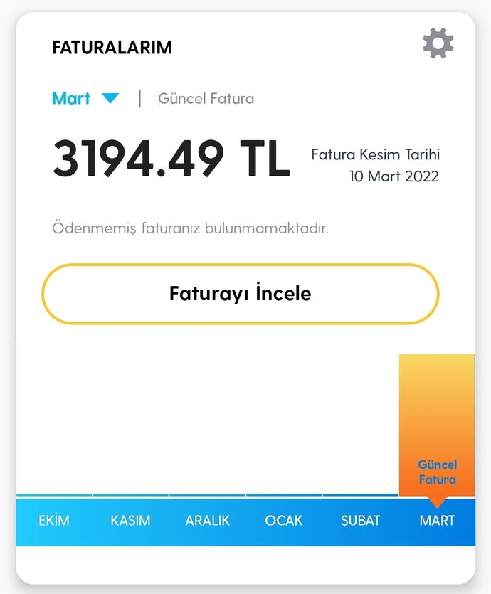 Telefon faturanız ne kadar?