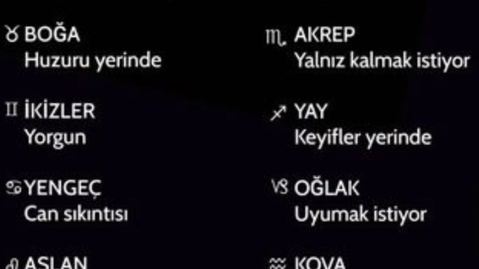 Burcuna göre hafta sonu modun nasıl?