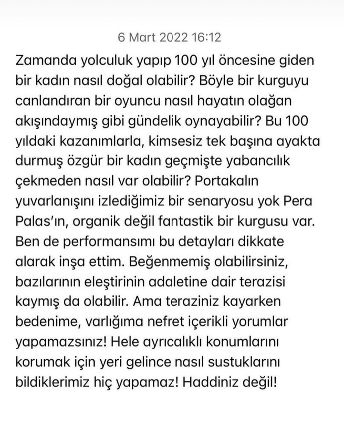 Hazal Kayadan oyunculuğuna laf söyleyen Ahmet Hakana cevap gecikmedi. Oyuncu olsanız eleştirilere cevap verir misiniz?